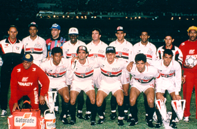 Elenco na conquista da Libertadores em 1993